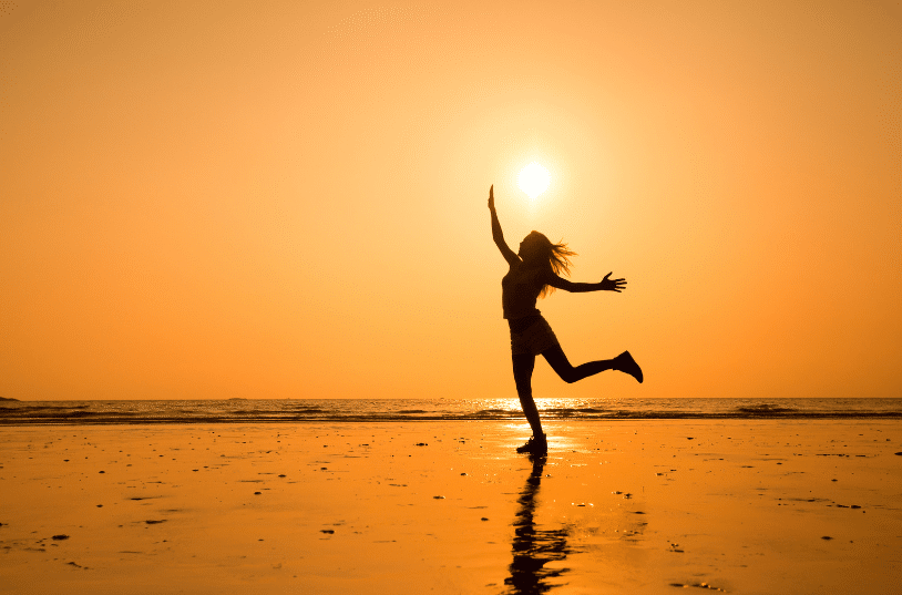 Woman on the beach